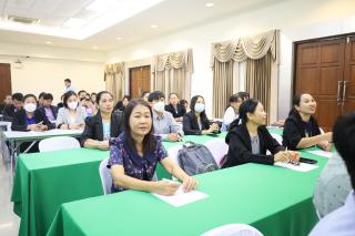 7. พิธีเปิดกิจกรรมการอบรมเชิงปฏิบัติการการออกแบบนวัตกรรมสู่การวิจัยในชั้นเรียน